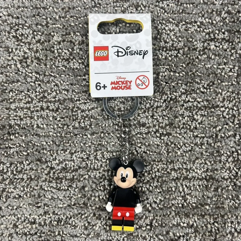 Lego X Disney Mickey Mouse MiniFigure Keychain Brand‎ New With Tag 2020 Decal